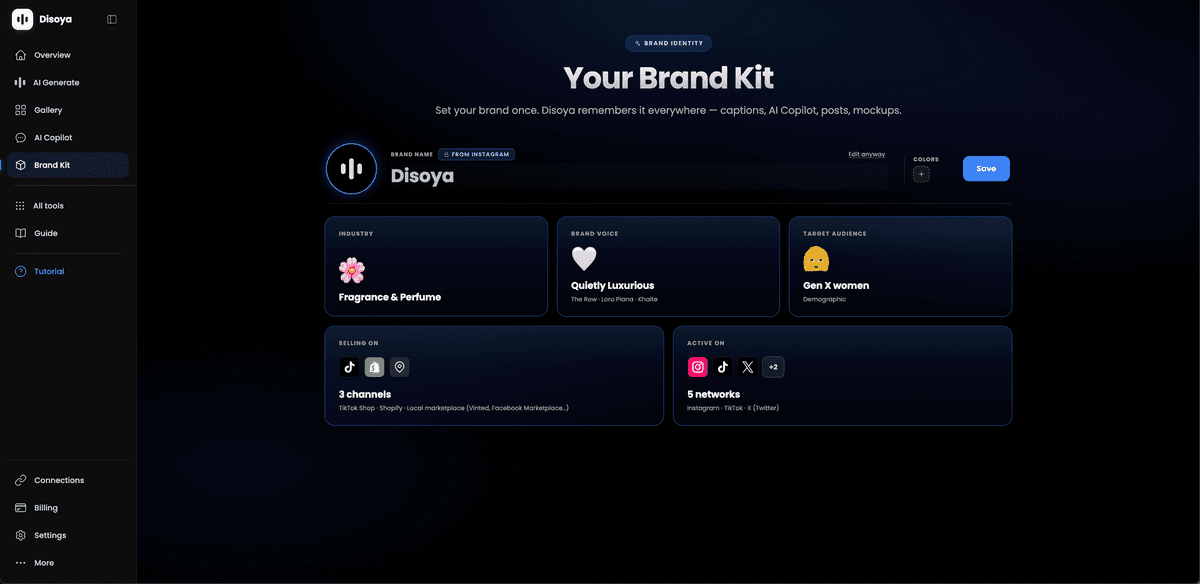Brand Kit: the secret weapon for consistent AI-generated content