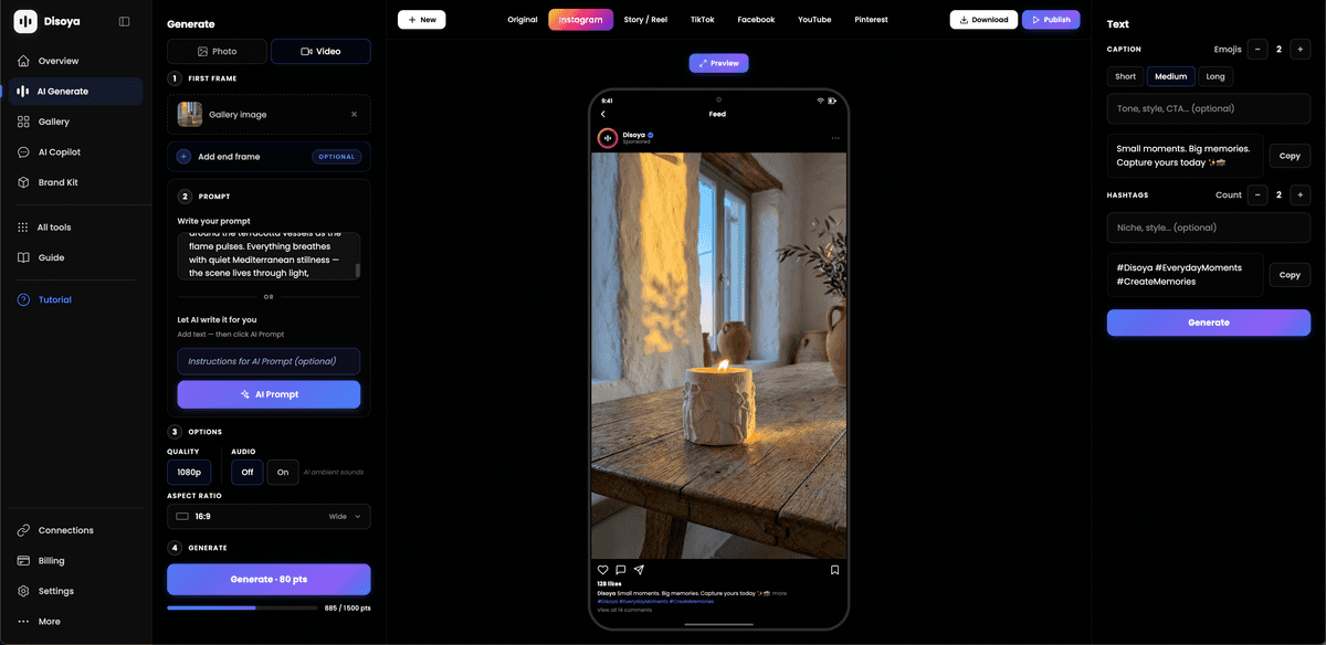 AI product video: how to create cinematic 8-second clips without a camera